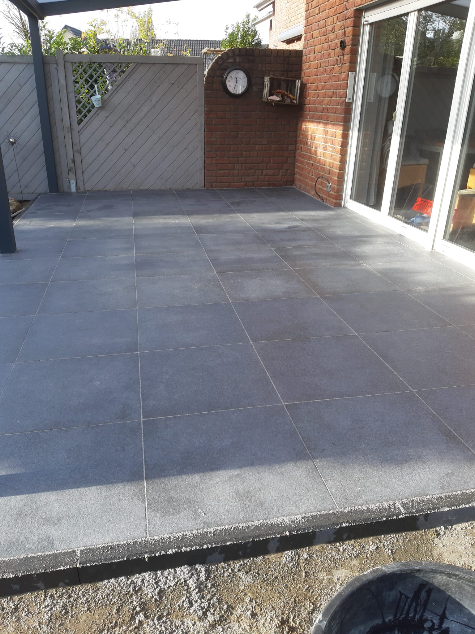 Überdachte Terrasse