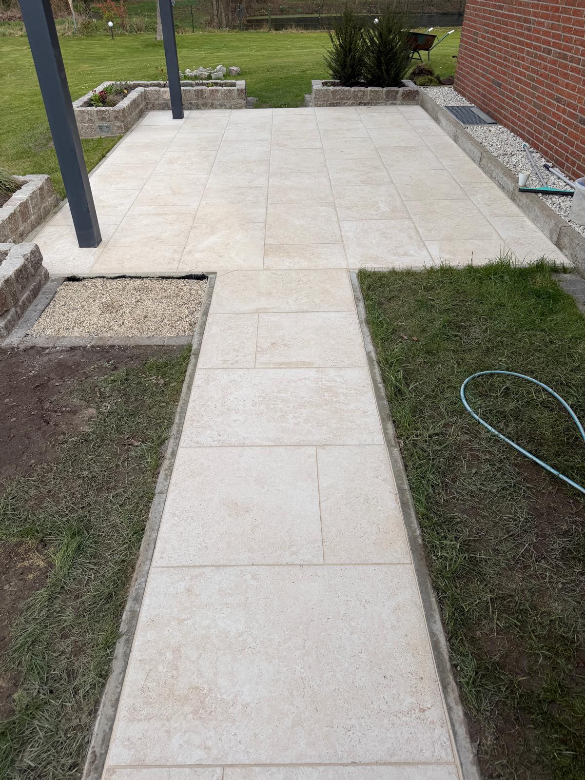 Überdachte Terrasse mit Überdachung